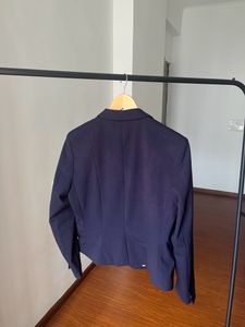 Ink Patch  Tiedye  Blue Petite Fit Blazer