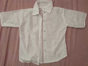 White Patterned Shirt