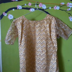 SHIMMER kurti For Lehenga/gharara/sharara