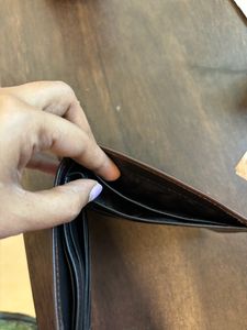 Hidesign Brown Two Fold Leather Wallet