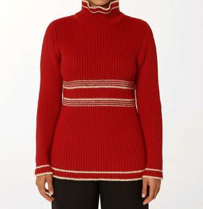 Red Turtleneck Sweater