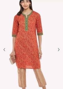 Two Branded Kurtas( Elegant, Colorful Yet Flashy)