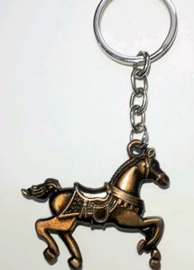 Horse Metal Keychain