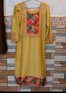 Embellished Golden Suit