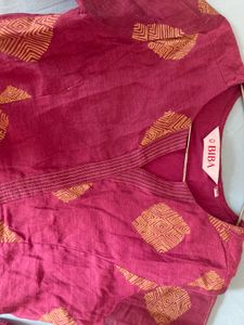 Maroon &amp; Gold Ethnic Gown