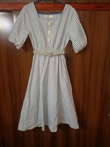 Beautyful Dress In Sky Blue Colour For Women