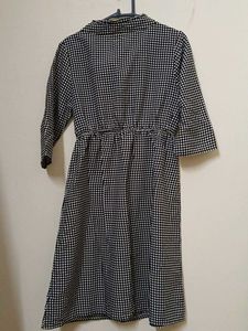 Checkered Midi Dress