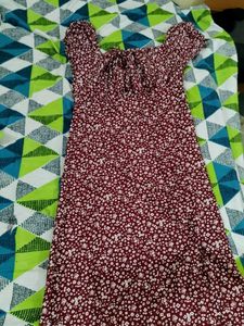 Floral Print Midi Dress