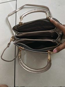 Lady Queen Silver Handbag