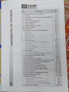 All In One Physics Handbook For NEET and IIT JEE