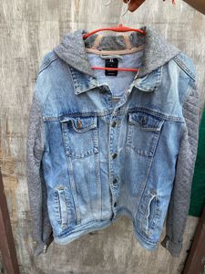 Hooded Denim Jacket