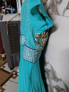 Elegant Blue Anarkali Kurta