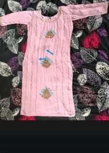 Pink And Firoji Suit