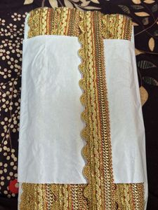 Golden Embroidered Lace