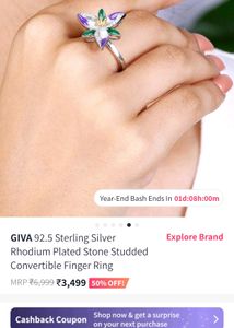 Giva 92.5 Ring Bhumi Collection