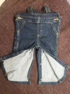 Navy Blue Lower Base Openable Smart Kids Dungree