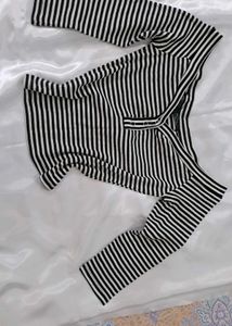 Striped Off-Shoulder Top