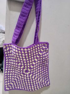 Pinterest Inspired Handmade Crocheted Tote Bag