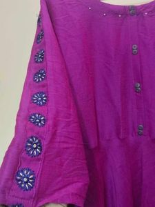 Elegant Purple Kurta