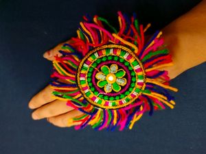 Traditional Poncha For Navratri