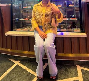 Oversized Yellow Shirt❣️