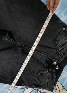 H&amp;M High Waist Straight Leg Denim👖
