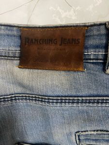 Blue Denim Jeans Regular Fit For Men