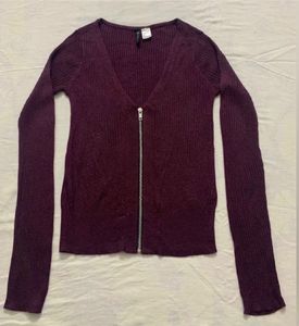 H&amp;M Purple Shimmer Top
