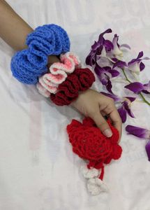 Floral Hair Scrunchies