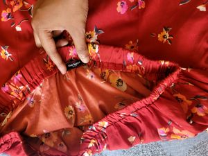 Printed Offshoulder Dress