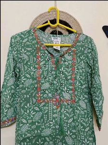New Neck Embrace Embroidery Kurta