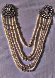 Elegant Pearl &amp; Stone Necklace