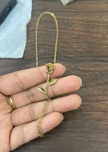 Rose Pendant Necklace