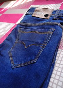 Blue Slim Fit Jeans . In Good Condition