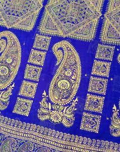 Elegant Blue saree with blouse