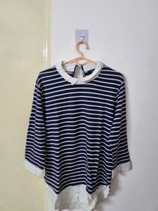 Striped Long Sleeve Top