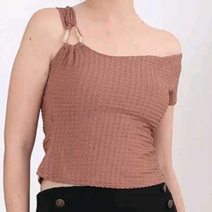Stylish One-Shoulder Top