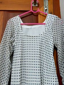 Polka Dot Anarkali Top