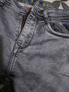 Stylish Gray Denim Jeans