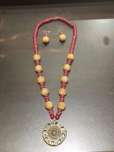 Boho Earring And Necklace Set