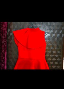Stunning Red Peplum Dress