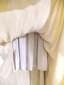 Beige Flowy Skirt