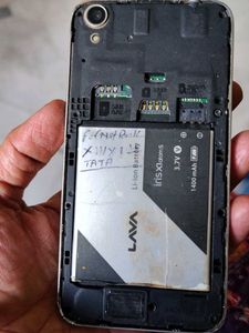 Cracked Screen lava non working Phone
