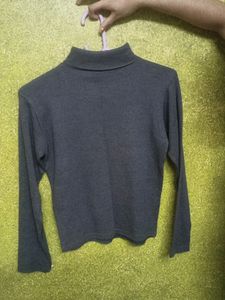 Gray Top Full Sleeves