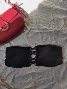 Criss Cross Black Offshoulder Inner