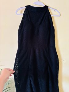 Black Halter Neck Dress