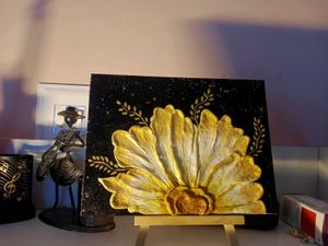 3D Black And Golden Painting