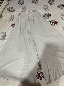 Wide Leg White Palazzos