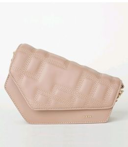 Iykyk Asymmetric Stich Textured Sling Bag