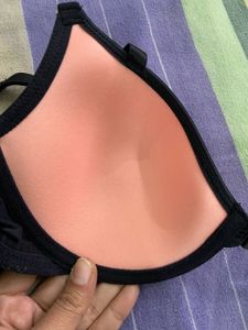 Zivame Lightly Padded Wired Lace Bra-Front Closure